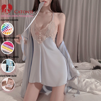 Conjunto de Pijama de Satén para Mujer, Bata de Seda, Ropa de Dormir Suave y Cómoda para el Hogar, Ideal para el Descanso y la Relajación Diaria