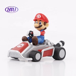 ของเล่นรูปการ์ตูนอนิเมะ6รูปแบบซูเปอร์มาริโอยานพาหนะดึงกลับ Luigi yoshi - Product Image 3