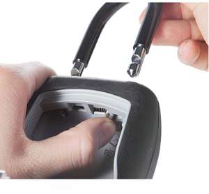 Gris playa almacenamiento sin llave contraseña al aire libre seguro seguridad Realtor colgante portátil Metal seguro coche llave casillero caja de bloqueo para llaves - Product Image 4