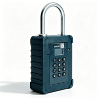 Serrure électronique logistique avec contrôle par application et alarme pour la surveillance des expéditions et des actifs de fret