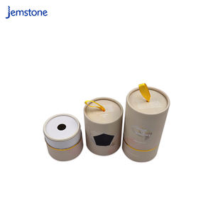 Custom Fragrance Oil Reed Diffuser Round Kraft <b>Cardboard</b> <b>Tube</b> Cylinder Packaging Perfume Paper <b>Tube</b> Box with Window Top Handle - Product Image 3