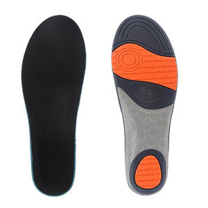 Men's High Elasticity Shock Absorption Sweat Sports Arch Support <b>Insoles</b> Foot Valgus Flat Feet Orthopedic Full Cushion - Product Image 1