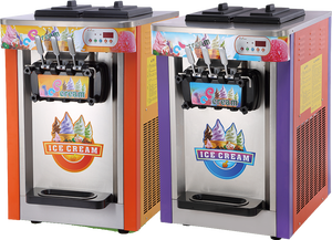 Crème glacée chinoise de table commerciale Softserve <span class=keywords><strong>Softice</strong></span> Softy Icecream Making 3 Saveur Soft Serve Ice Cream Maker Prix de la machine - Product Image 3