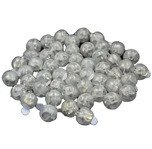 Mini Ledlampjes Ballonnen Papieren Lantaarns Lichten Gele Lichtballamp Op Voor Feestdecoraties