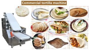 Máquina Automática Certificada Reyes para Pan Pita, Capacidad de 120 Unidades/Min, Equipo para Hacer Pan Árabe (Khubz), Componente Central del Motor de Masa, 1 Hig - Product Image 6