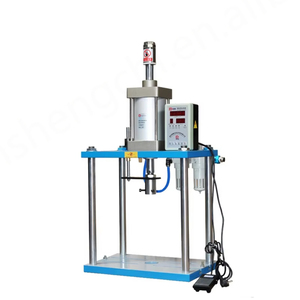 Petite poinçonneuse pneumatique à quatre colonnes et trois plaques de marque JS, 220V, force réglable, 120 kg, composants de base pour roulements et moteurs - Product Image 5