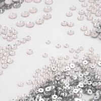 Perles de strass à coudre romantiques YAXI Modèle 395, 5 mm, en opale rose, résine époxy, diamant, dos plat, trou central, pour la fabrication de bijoux