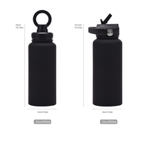 Vente directe d'usine bouteille d'eau magnétique Camping bouteille de boisson bouteille d'eau isolée en acier inoxydable avec logo personnalisé