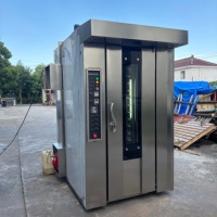 Horno Rotatorio de Una Sola Carrocería con 16 Bandejas, Eléctrico, a Gas o Diésel (Opcional), Horno de Convección por Aire Caliente para Panadería