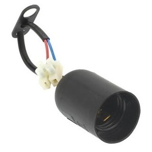 ขั้วหลอดไฟ E27 สีดำพร้อมสายไฟสำหรับโคมไฟเพดาน - Product Image 3