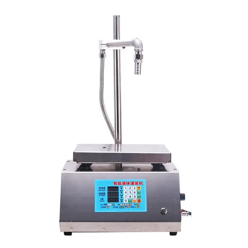 Weighing Juice Milk Filling Machine Small Bottle Perfume Water Liquid Packing And Filler Liquid