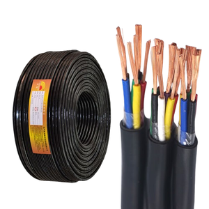 구리 도체 로열 코드 유연 케이블 RVV, <span class=keywords><strong>2</strong></span> <span class=keywords><strong>3</strong></span> 4 5심 0.75 1 1.5 <span class=keywords><strong>2</strong></span>.5 4 6mm 전기 케이블 전선 H05VV-F 전원 케이블 - Product Image 1