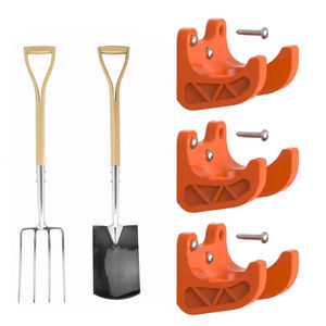 Support mural en plastique LM LM25535 de 6 cm pour outils de jardin, organisateur peu encombrant pour pelles et bêches, idéal pour jardin, cour, abri de jardin et garage - Product Image 3