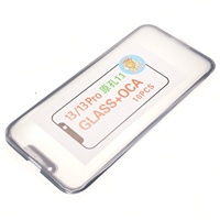 Panneau en verre tactile de haute qualité QC Pass + OCA pour remplacement de la plaque frontale de protection pour modèle iPhone