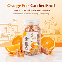 Snacks, Zestes d'orange, Expédition en carton complet, Fruits confits classiques nostalgiques, Produit à succès pour tous les canaux de vente hors ligne