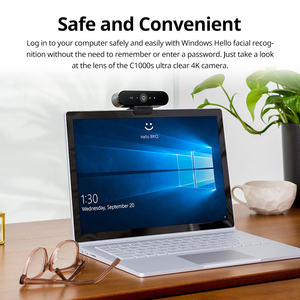 <span class=keywords><strong>Webcam</strong></span> <span class=keywords><strong>Logitech</strong></span> <span class=keywords><strong>BRIO</strong></span> <span class=keywords><strong>4K</strong></span> C1000s Ultra HD parfaite pour la diffusion d'enregistrement en continu et la vidéoconférence - Product Image 5
