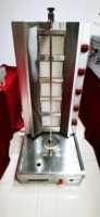 Grill à kebab/shawarma au gaz professionnel en acier inoxydable 201 à 5 brûleurs, 68000W haute efficacité pour viande de poulet