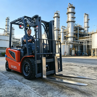 Chariot élévateur électrique antidéflagrant certifié ATEX de 3 tonnes pour entrepôt de revêtements chimiques, chariot élévateur à batterie sécurisé 3T DIYA