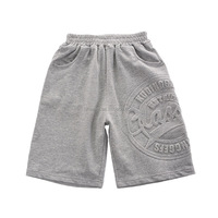 Conjunto de Pantalones Cortos para Hombre con Logotipo 3D en Relieve Personalizado OEM, Poliéster/Algodón, Cintura Elástica, Color Sólido