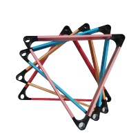 Offre Spéciale 2-1/4 \ "boule de billard métal Triangle alliage d'aluminium trépied support Snooker & Billard produit