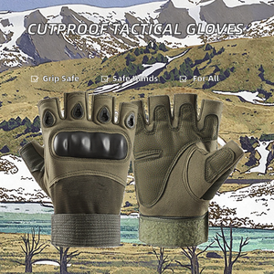 Guantes Tácticos LEAO 2026, de Alta Calidad, Poliéster Antideslizante, Resistentes a Cortes, Protección Media, Unisex, para Compras, Multiusos - Product Image 2