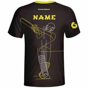 Newest Custom Team Printed plus Size Cricket Jersey Sports Wears