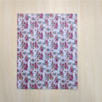 Belle fleur fleur conception fleur grappe tissu papier d'emballage vêtements emballage cadeau papier d'emballage