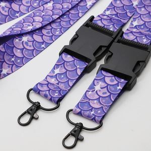 Custom Sublimation Lanyard with Detachable Hook Personalized Lanyards for Teen Girly Gifts Lifestyle Campaigns - Product Image 2