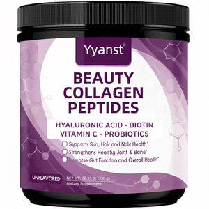 OEM/ODM Biotin Vitamin C Probiotics smooth skin support nails and joint health sugar free beauty <b>collagen</b> peptide powder - Product Image 1