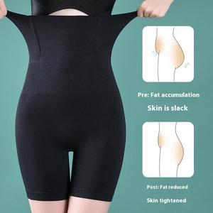 En gros : Sous-vêtements sculptants pour femmes, culottes gainantes taille haute, shorts amincissants effet ventre plat et rehausseur de fesses, longueur mi-cuisse - Product Image 2