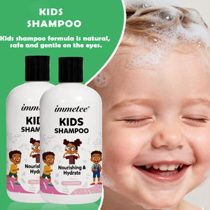 Kit de Soins Capillaires pour Enfants : Shampooing et Après-Shampooing Sans Larmes pour Cheveux Bouclés, <span class=keywords><strong>Mousse</strong></span> <span class=keywords><strong>Coiffante</strong></span>, Huile Capillaire – 4 Pièces, Soins Naturels, OEM 207ml - Product Image 5