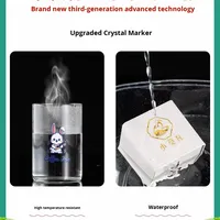 Autocollants de transfert UV DTF personnalisés |   Étiquettes de transfert à sec pour verre, métal, bois |   Autocollants imperméables avec logo or et argent