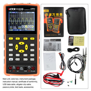 Osciloscopio y Multímetro Portátil VICTOR 1122S de 60MHz con Pantalla de 6000 Lecturas, Generador de Señales 3 en 1 - Product Image 6