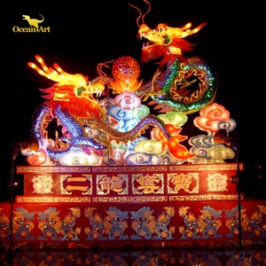 Nhà sản xuất thiết kế đèn lồng lễ hội quy mô lớn, đèn lồng rồng hấp dẫn cho sự kiện - Product Image 3