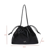 Bolso Tote de Gran Capacidad 2026, Bolso Tote Versátil de PU con Asa al Hombro y Cierre de Cordón, para Todas las Temporadas, para Mujer