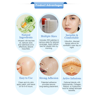 Patchs Hydrocolloïdes Anti-Acné Parfumés Style INS Mignon, Autocollants Bio Personnalisables pour l'Élimination des Imperfections