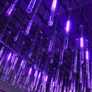 LCL DMX512 RGB Navidad DC24V 1M LED meteoro luz escenario Festival Fiesta Colorchange - Product Image 4