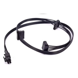 Câble d'alimentation multiport pour blocs d'alimentation modulaires CORSAIR RM1000 RM850 <span class=keywords><strong>RM750</strong></span> RM650 RM550 RM450, adaptateur PCI Express 6 broches vers 3 IDE 4 broches Molex - Product Image 4