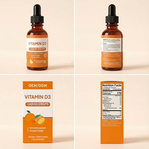 OEM ODM Vitamin D3 Flüssig-Tropfen für Erwachsene mit Orangengeschmack - 60ml, 2ml pro Portion |   Tägliche Unterstützung für das Immunsystem und die allgemeine Gesundheit |   24-Monats-Haltbarkeit - Product Image 6