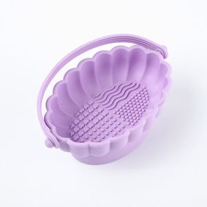 Hot Selling Silicone Makeup Brush Cleaning Bowl with Storage Rack and Drying <b>Tool</b> Set Organizer - Product Image 2