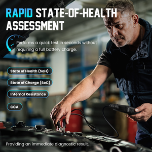 Testeur de batterie UDIAG avec écran LCD, analyseur de moteur CCA AGM, IEC/EN61010-1 pour détecteur de batterie de voiture portable 12V, tous les modèles de voitures - Product Image 4