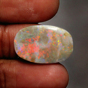 Ópalo Australiano, Forma Ovalada, Cambio de Color, Fuego, Cabujón Suelto, Piedra Preciosa para Joyería, Natural, Buena Calidad, 22x14x5mm, 13.70 Quilates - Product Image 3