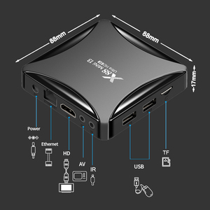 X88 Pro 13 <span class=keywords><strong>Mini</strong></span> rk3528 4G 32G <span class=keywords><strong>Android</strong></span> 13 TV Box DDR3 RJ45 100m 2.4G/5G Wifi Rockchip Chip 4K HD Quad Core eMMC thông minh Set Top Box - Product Image 3