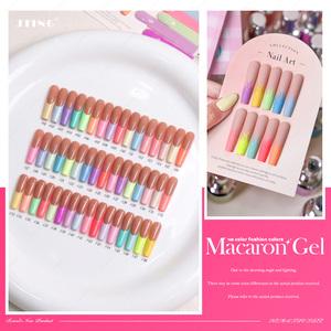 เจลทาเล็บ JTING รุ่นแรก 48 สี มาการอง เจลสีพาสเทลเข้มข้น ชุดกล่องเจลทาเล็บ ปราศจากสาร TPO/HEMA รับผลิตแบบ OEM ODM - Product Image 5