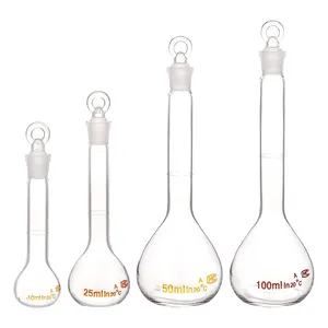 150 ML Volumetric Flask For Chemical Laboratory Glassware