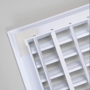 ตะแกรงอลูมิเนียมทรงสี่เหลี่ยมสำหรับระบบปรับอากาศแบบสองทิศทาง พร้อมบานเกล็ดปรับทิศทางลมตรงข้าม - Product Image 2