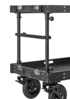 Chariot de production cinématographique professionnel pour cinéastes, directeurs, studios, poste de travail mobile avec roues