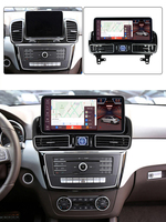 MEKEDE sistem navigasi GPS audio mobil Android, untuk Benz GLE-Class W166 2016-2018 Benz gls-class X166 2016-2018 BT bawaan 8core