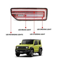 Feu arrière LED modifié pour Suzuki Jimny 2019-2026 JB64 JB74, lentille fumée, clignotant séquentiel, Plug and Play, étanche IP67