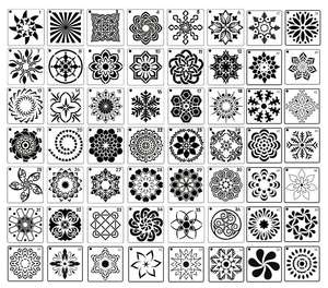 Plastic Draw <b>Stencil</b> for DIY Scrapbooking Decorative Embossing Plastic Templates Drawing Sheets - Product Image 3